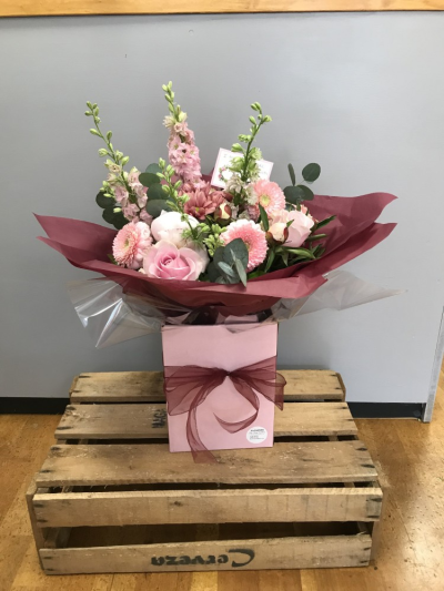 Pretty in Pink - A stunning mix of pink and white flowers makes this the ideal gift to bring a smile to the recipient